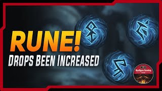 RUNE Drops Beed Increased  BETTER NOW  Diablo Immortal [upl. by Nedyarb]