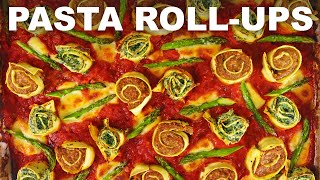 Pasta rotolo — herb amp cheese hot sausage flavors [upl. by Pontius377]