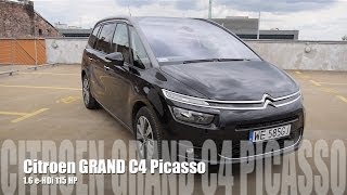 ENG Citroen Grand C4 Picasso 16 HDi  Test Drive and Review [upl. by Neysa129]