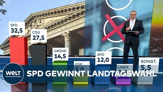 WAHL IN NIEDERSACHSEN Prognosen  SPD gewinnt Landtagswahl in Niedersachsen [upl. by Sofia]