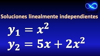 79 Funciones linealmente independientes ¿qué son CON EJEMPLOS [upl. by Lekkim]