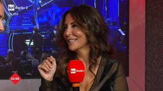 Intervista a Sabrina Ferilli 3ª serata  Radio2 a Sanremo [upl. by Sauer]