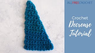 Crochet Decrease Tutorial [upl. by Ydnes511]