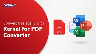 How to convert PDF files easily with Kernel PDF Converter [upl. by Whetstone696]