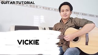 Peach Pit  Vickie  Guitar Tutorial [upl. by Parish]