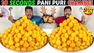 10 SECONDS GOLGAPPA EATING CHALLENGE😱 PANI PURI Golgappa FINISHED in 10 SECONDS🔥 Ep726 [upl. by Laroc]