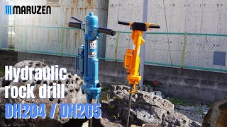 Best of Handheld Rock Drill Maruzen DH204205 [upl. by Battat]