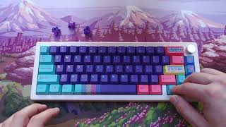 Akko V3 Lavender Purple Pro  GMK67  sound test [upl. by Aciretehs]