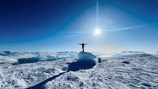 Topptur på ski i Jotunheimen Storivilen 2068 moh frå Lundadalen [upl. by Alguire]