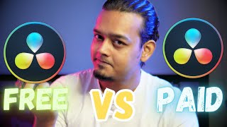 DAVINCI RESOLVE  quotFREE VS PAIDquot [upl. by Gore]