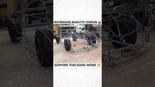 Making new Homemade Bugatti Chiron Supercar  Restored old car to New restoration shorts [upl. by Gauldin]