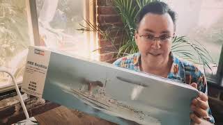 SMS Seydlitz German battlecruiser 1350 model unboxing [upl. by Allebara]