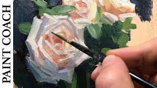 How to paint realistic flowers in oil  Top 10 Tips [upl. by Persons485]