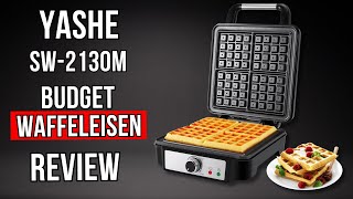 YASHE Waffeleisen Review – Dein neuer Küchenheld für belgische Waffeln [upl. by Kcirdaed109]