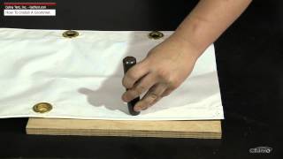 How to install a Grommet Eyelet [upl. by Atikim]