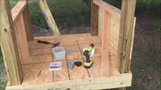 Building a Duck House  Coop [upl. by Drahser]