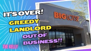 Big Lots has CLOSED FOREVER  Greedy Landlord  biglots retail economy [upl. by Cohby735]