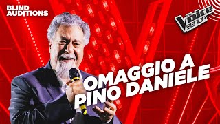 Benito omaggia Pino Daniele con “Alleria”  The Voice Senior 4  Blind Auditions [upl. by Goodman]