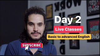 Live Classes 20  Day 2  Basic to Advanced English Communication [upl. by Xonel871]