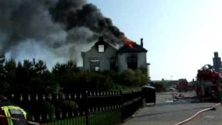 Grote brand bij boulevard in Noordwijk [upl. by Stefa]