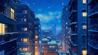 SNOWING IN ＯＳＡＫＡ Lofi Hip Hop [upl. by Nylodnarb]