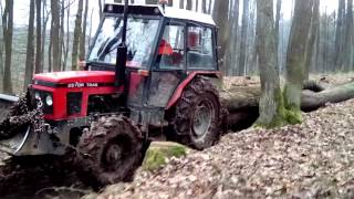 Zetor 7245 ukt ťažba dreva [upl. by Thorndike]