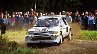 Group B Monsters in Finland  with pure engine sounds 1000 Lakes Rally 19831986 [upl. by Avron]