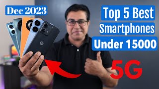 Top 5 Best 5G Phones Under 15000 in Dec 2023 I Best Smartphone Under 15000 [upl. by Revkah513]