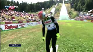 Janne Ahonen  Hinterzarten 2013  1015m HD [upl. by Rehpotsrihc]