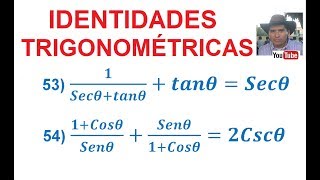 5354 Identidades Trigonométricas [upl. by Aelak]