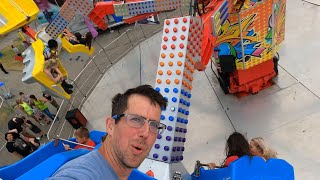 Xtreme orbiter ride at Logan County Fair in Ohio July 16th 2022 [upl. by Onateyac186]