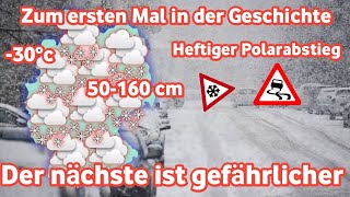 wetter  Der stärkste ArktisAngriff der Geschichte auf Deutschland Mit riesigem Schnee [upl. by Akemrehs]