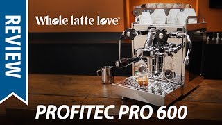 Review Profitec Pro 600 Dual Boiler PID Espresso Machine [upl. by Neerac695]