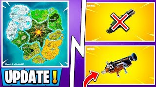 NEW Fortnite Update  Season 8 Map Leaked quotCannon Ballquot Weapon Vaults [upl. by Imogene]