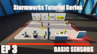 Stormworks Tutorial Series  Episode 3 Basic Sensors [upl. by Akirdnuhs]