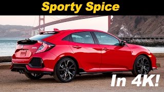 2017 Honda Civic Sport Hatchback Review and Road Test  Detailed in 4K UHD [upl. by Herrmann]