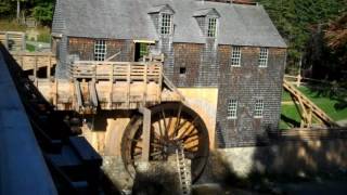 Water Powered Sawmill with Wooden Gears at Kings Landing [upl. by Rolf]