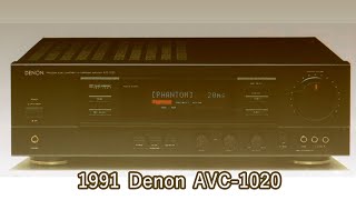 1991 Denon AVC1020 [upl. by Richey131]