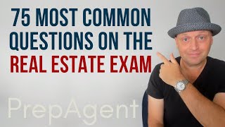 75 Most Common Questions on the Real Estate Exam 2023 [upl. by Nosnaj]