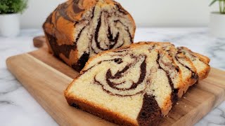 Easy Marble Cake Recipe  How To Make Marble Cake  Spicy foodz [upl. by Mcculloch324]