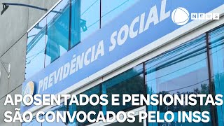 Aposentados e pensionistas são convocados pelo INSS [upl. by Flore526]