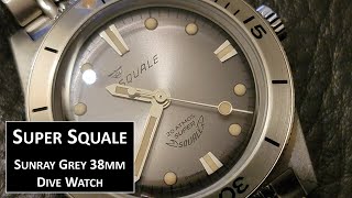 Super Squale Sunray Grey Dive Watch  Mens Watches  Fashionista [upl. by Eolanda87]