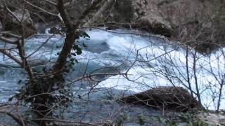 La Fontaine de Vaucluse en crue  mars 2014 [upl. by Schreck]