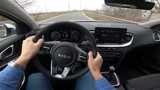 2023 Kia XCeed 10 TGDi 120 HP POV Test ride 74 CARiNIK [upl. by Annoeik986]