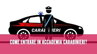 Come entrare nellAccademia dei Carabinieri [upl. by Kenelm]