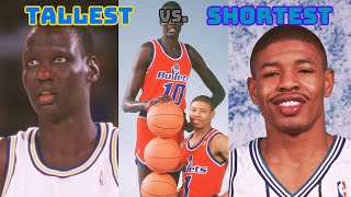 Tallest vs Shortest NBA Player NBA 2K [upl. by Prowel]