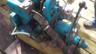 Sabb 18 hp twin cylinder diesel boat engine [upl. by Yrrej936]