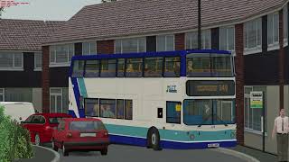 OMSI 2  Smarden route 349  Low Height Dennis Trident ALX400 [upl. by Annadiane613]