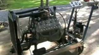 Ford flathead hot rod motor running wild [upl. by Alekin874]