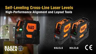 Klein Tools  SelfLevelling Cross Line Laser Levels [upl. by Areit]